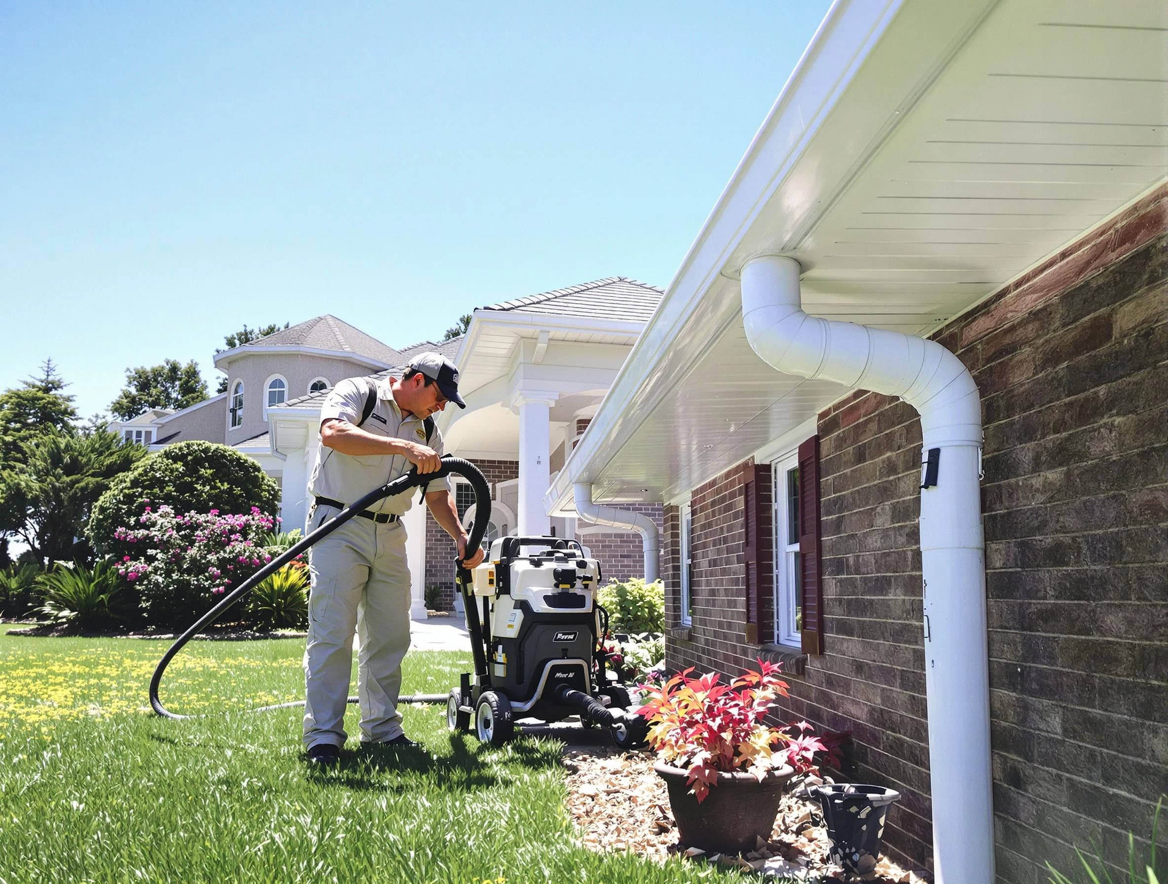 Downspout Cleaning in Painesville